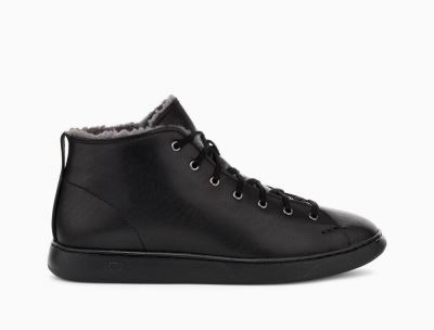 UGG Pismo High Cozy Mens Sneakers Black - AU 598LA